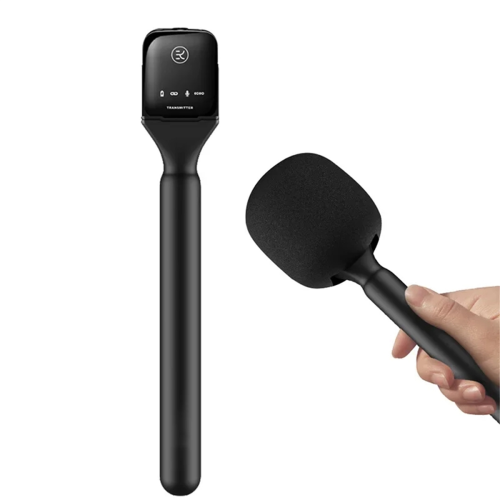 Handheld Wireless Microphone Adapter with Windshield Foam for Lavalier 2