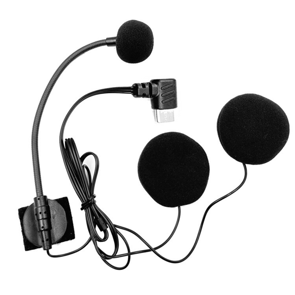 Type-C Earpiece Microphone Speaker For Half-Mask Helmets 4852867443959