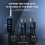 6.35mm UHF XLR Adapter System Wireless Microphone Transmitter Receiver for Dynamic Guitar Audio Mixer PA 2