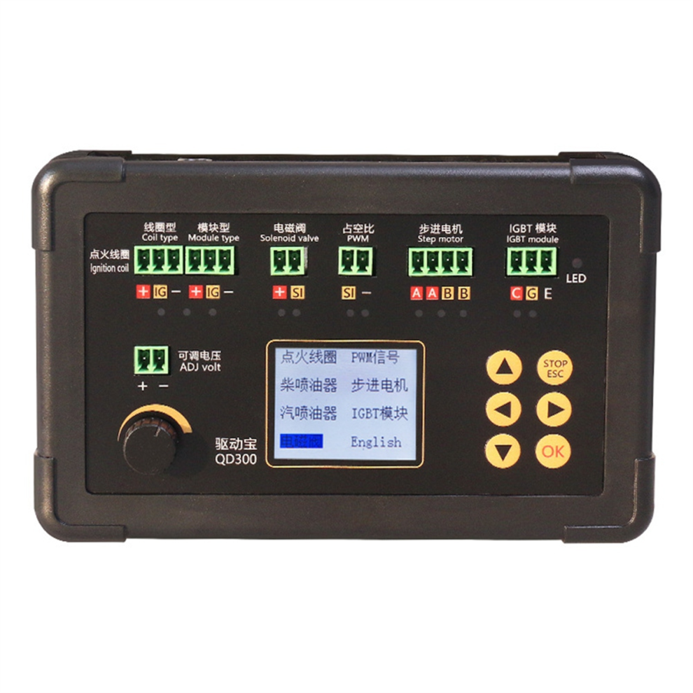 Qd300 Automobile Ignition Coil Tester Igbt Idle Stepper Motor Solenoid Valve Injector Pwm Actuator Fault Detector 4852867442785