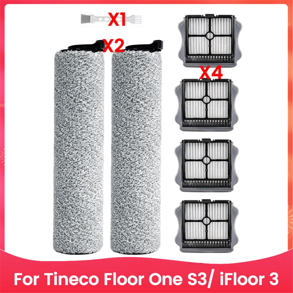 7Pcs Vacuum Cleaner Roller Brush And Filter Accessories Kit For Ifloor 3 Floor One S3 Replacement 4852867441948