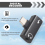 USB Type C to 3.5mm Jack AUX Audio Headphone Adapter Converter Digital Decoder Fast Charger PD30W 9