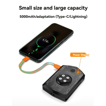 Luz delantera para bicicleta IPX6, resistente al agua, con cargador tipo C para ordenador IGS.
