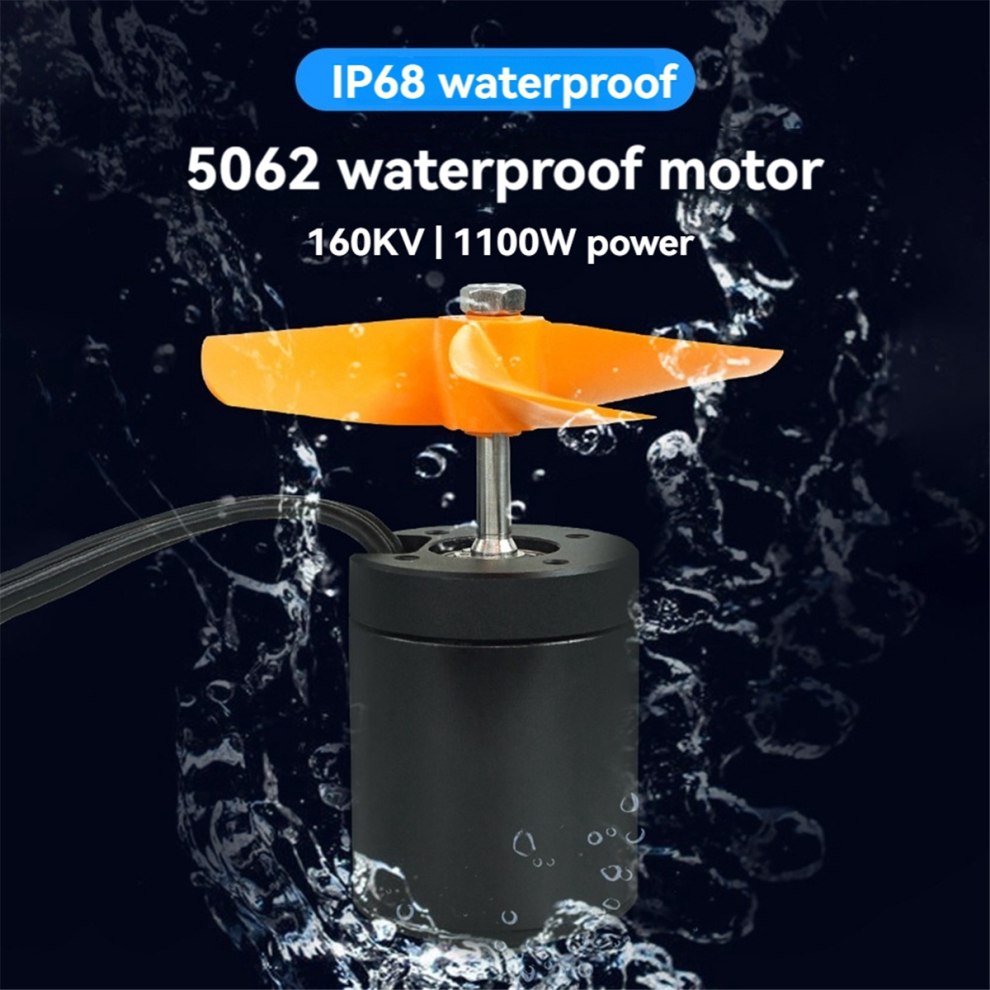 5062 160KV Motor 1100W IP68 Brushless 5Kg Thrust Underwater Propeller for RC Unmanned Boat-image-OPC-PJZCRMR-NEW