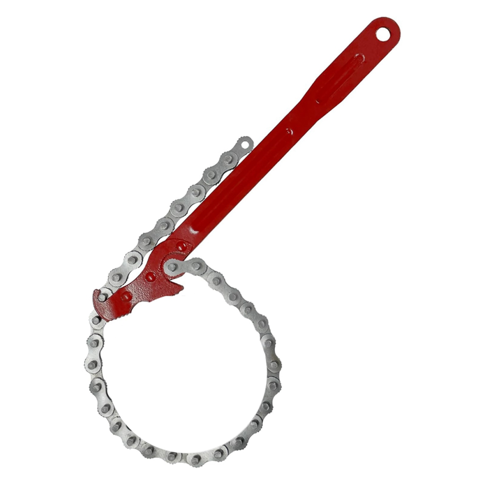 Chain Wrench, 12Inch Strap Carbon Steel Pipe Wrench Heavy Duty For Semi Truck, Universal Spanner Drain 4852867450315