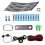ATV UTV Blinker Kit Universal Licht mit Spalte Schalter 60D Horn LED Flasher 5