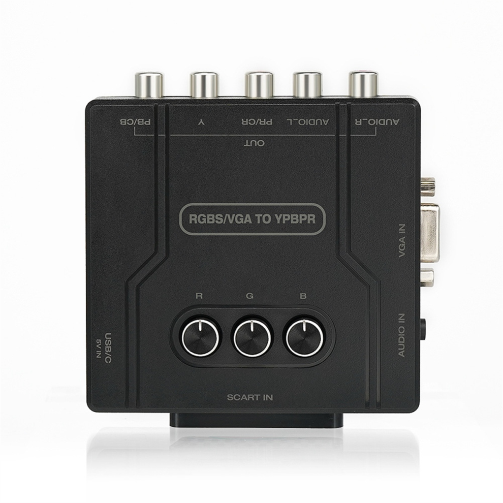 Rgbs Vga To Ypbpr Component Converter Scart For Ps1 Ps2 Dreamcast Retro Game Consoles 4852867446875