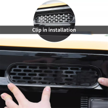 Siatka na osłonę chłodnicy przedniego zderzaka samochodu, środkowa, do akcesoriów zewnętrznych 2021-2024