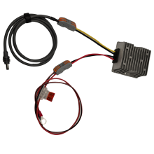 Adattatore da 12 V, convertitore di cavo di alimentazione CC per Mini Boost a 48-57 V, kit di conversione da 5 A, spina maschio, 3 metri