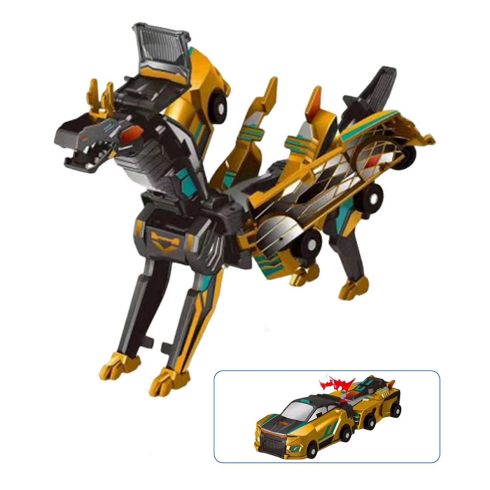 Photos - Toy Car Magic Transformation Super Combination Car Toy 2 in 1 Kids Magnetic Collision Transforming Diy Gift for B