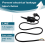 FI Circuit Breaker Socket Residual Current Plug with Cable,Personal Protection Adapter EU Black 7