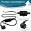 FI Circuit Breaker Socket Residual Current Plug with Cable,Personal Protection Adapter EU Black 8