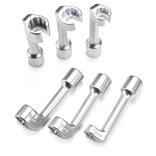 L-Shaped Open Hexagonal Slotted Oxygen Sensor Wrench, Pipe Socket Wrench Automobile Oil 2