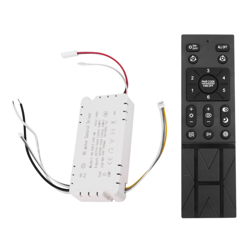 Ceiling Fan Remote Control Kit with 6 Speed Settings, Replacement Remote, Dimming Controls, 110-265V 2