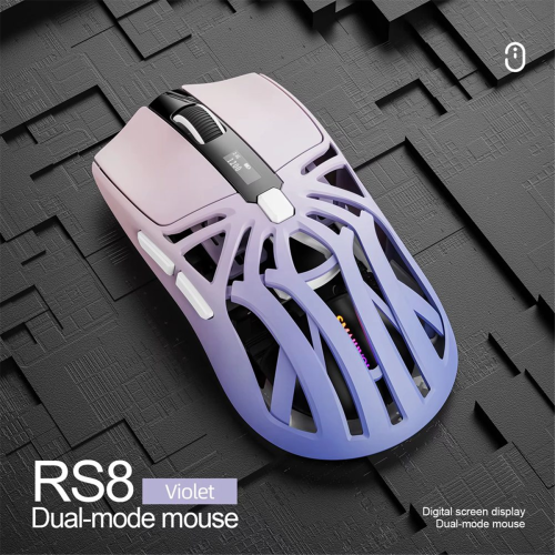 RS8 Bluetooth Mouse, 10000dpi, Three-Mode Connection,Macro Gaming Mouse for PC Notebook Laptop Computer 2