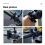 Telecomando per manubrio per casco, auricolare, IP6 Bluetooth 5.3, controller per telefono wireless 10