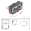 Digital Display Potentiometer Variable Resistor 10k Ω Resistance Signal Simulator for Speed Controller Inverter 7
