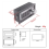 Digital Display Potentiometer Variable Resistor 10k Ω Resistance Signal Simulator for Speed Controller Inverter 11