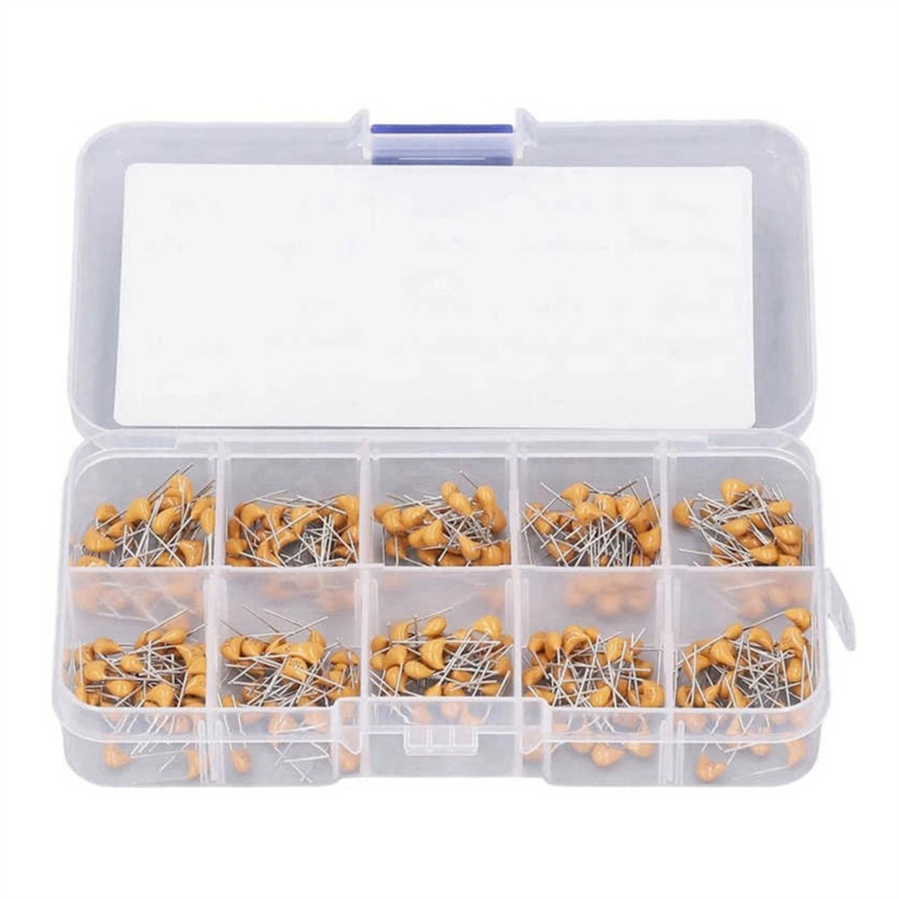 300Pcs 10Value 0.1Uf- 10Uf Monolithic Ceramic Capacitor Assortment Kit 4852867470696