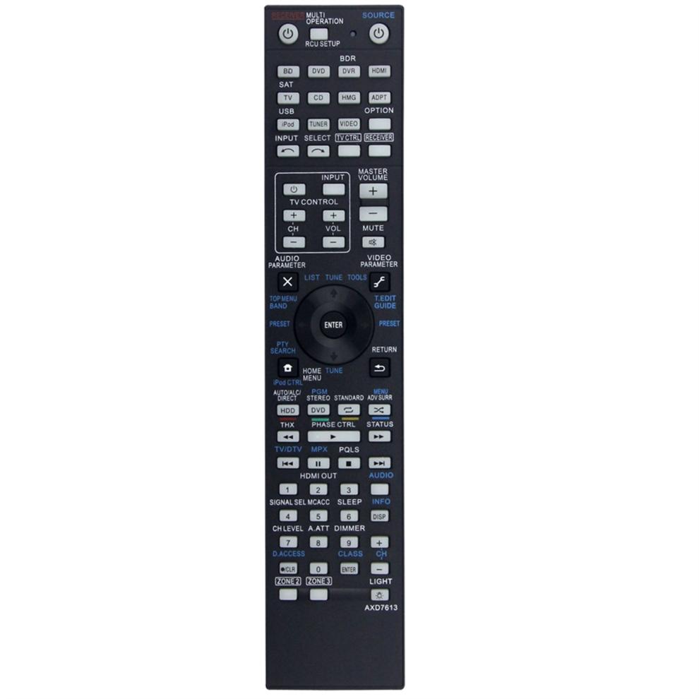 Replace Axd7613 Remote Control For Sc-Lx75 Vsx-Lx55 Sc-09Tx Axd7612 Axd7616 Av Receiver 4852867468396