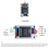 Interfejs RS485 Modbus Relay PRO Protokół RTU Sterowanie Izolacja optoizolatora 6