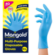 Marigold Latex-Free Multi-Purpose Disposable Gloves M/L 40pcs5.50