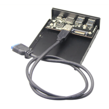 USB 3.0 Micro-SD/TF Flash 3.5 Interner Kartenleser USB-C Typ-C Frontpanel Dual Port Floppy Hub für 3,5 Zoll offen
