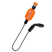 1PCS Carp Fishing Swinger Bite Alarms Clear Plastic with Line-Safe Clips Accessories Orange