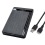 Carcasa para disco duro externo SSD de 2,5 pulgadas con USB 3.0 y cable. 2