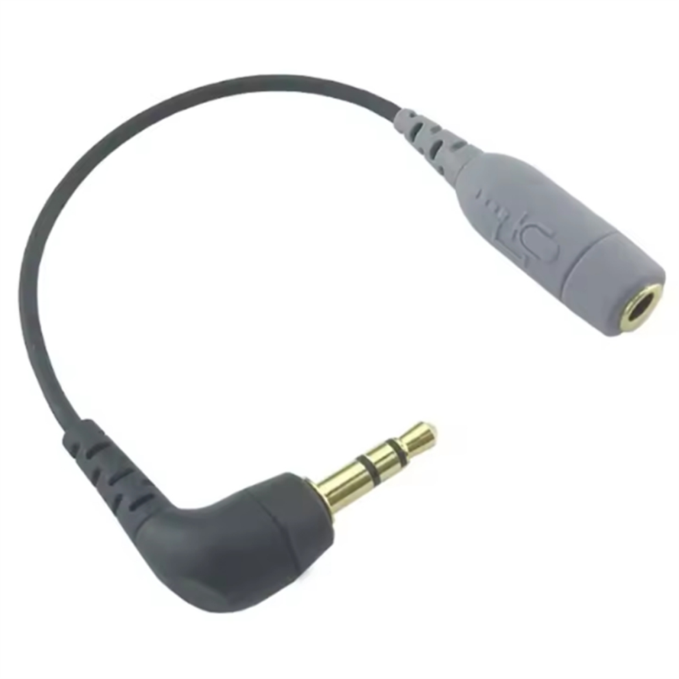 3.5Mm To Trrs Microphone Cable Adaptor Female Adapter For Sc4 Mic Camera Recording 4852867481296