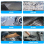10pcs Insulation Mat Car Sound Self-Adhesive Waterproof Fireproof 6