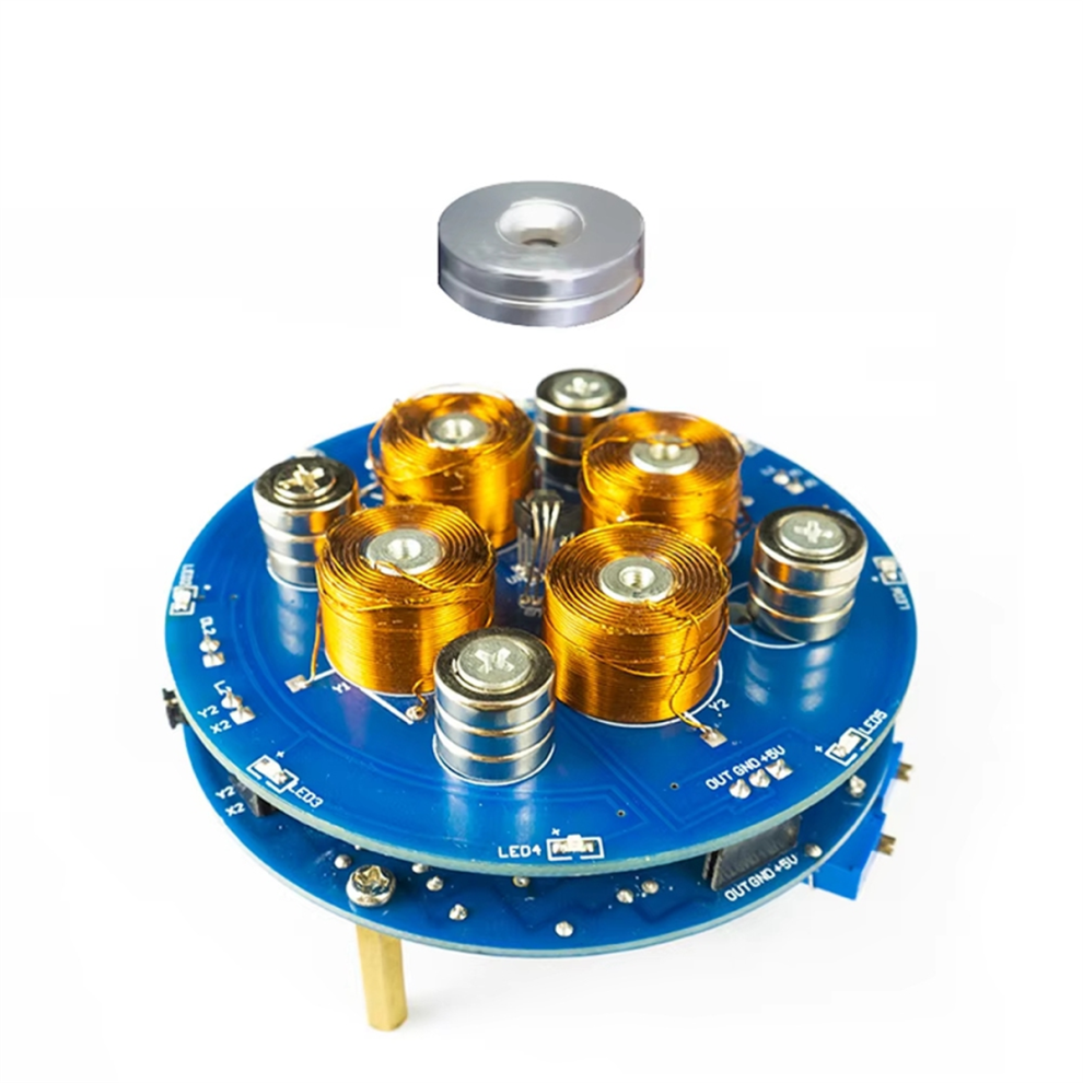 Magnetic Levitation Module Kit Electronic Small Fabrication Experiment Coil Push Down Circuit Board DIY Welding-image-OPC-PJZCXM8-NEW