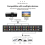 AV Splitter 2 in 8 Out Composite Video Way 3 Amplifier Distributor Switcher Box 3