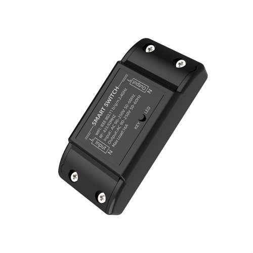 WiFi+433MHz Switch Smart Home Automation Relay Module Wireless Remote Control Supports APP Voice Black
