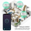 WiFi+433MHz Switch Smart Home Automation Relay Module Wireless Remote Control Supports APP Voice Black 8
