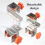 2Pack Drawer Front Installation Clamps-Adjustable Heavy-Duty Fixing Clips for Face Frame Cabinets,Alignment Tool 5