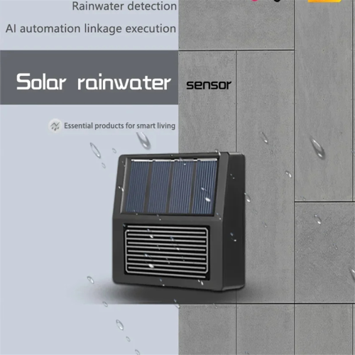 Smart Home Zigbee Solar Rain Sensor Wireless App Control Real-Time Detection for Garden Automation 2