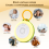 White Noise Machine with 11 Adjustable, Night Light, Bluetooth Speaker,Timing Function Orange 4
