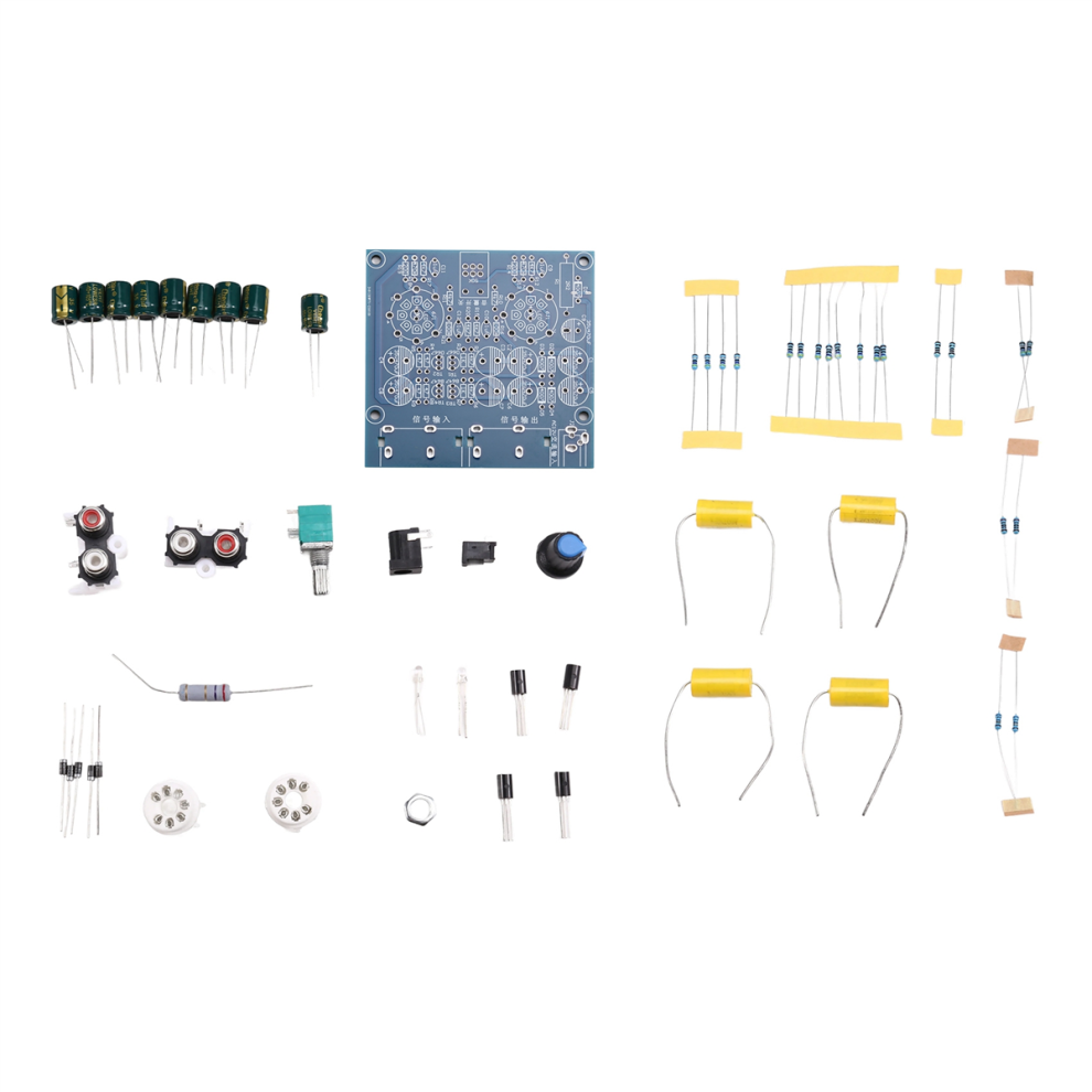 6J1 Hifi Stereo Electronic Tube Preamplifier Board Finished Preamp Amplifer Module Diy Kits Bile Amp Effect Tool Parts 4852867488585