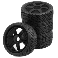 RC Auto Upgrade Hub Band 17mm Kit voor WRC1/7/8 KM C3 Accessoires Zwart