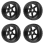 Kit di aggiornamento per mozzo e pneumatico RC da 17 mm per WRC1/7/8 KM C3 Accessori neri 3