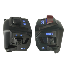 Uniwersalny przełącznik kierownicy 22 mm, 12 V, lampka nocna LED do NS200 Modofied