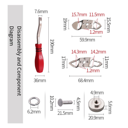 Auto Windschutzscheibe Locking Strip Tool Drei-Port Core Sealing Installation Seal Mould 2