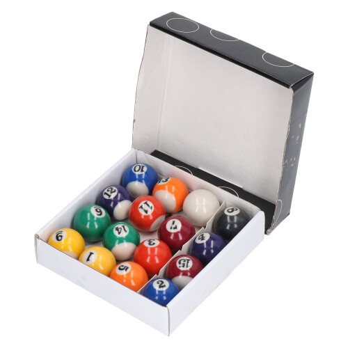 16pcs Mini Billard Balls Impact Resistant Eco