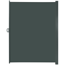 3x2M Retractable Side Awning Screen Fence Patio Privacy Divider Grey