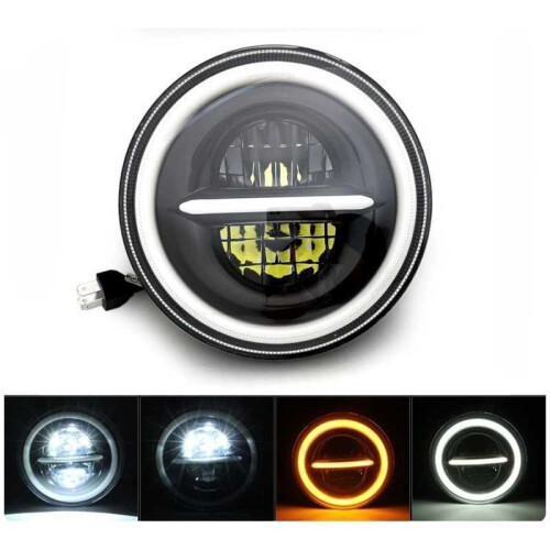 Koplamp 7" Full LED Q 1 stuk