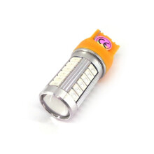 2 pcs LED bulb 7440 W21W 12V 1000lm CANBUS turn signal lamp USA orange