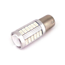2 pcs LED bulb BAU15S 12-24V 1000lm CANBUS direction USA orange