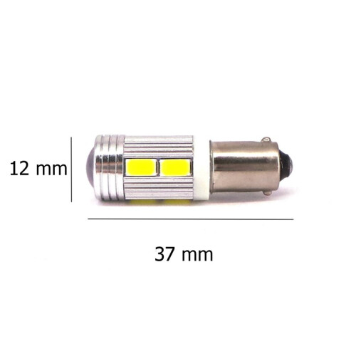 2 pcs LED bulb BA9S T4W 12V 400lm CANBUS 2