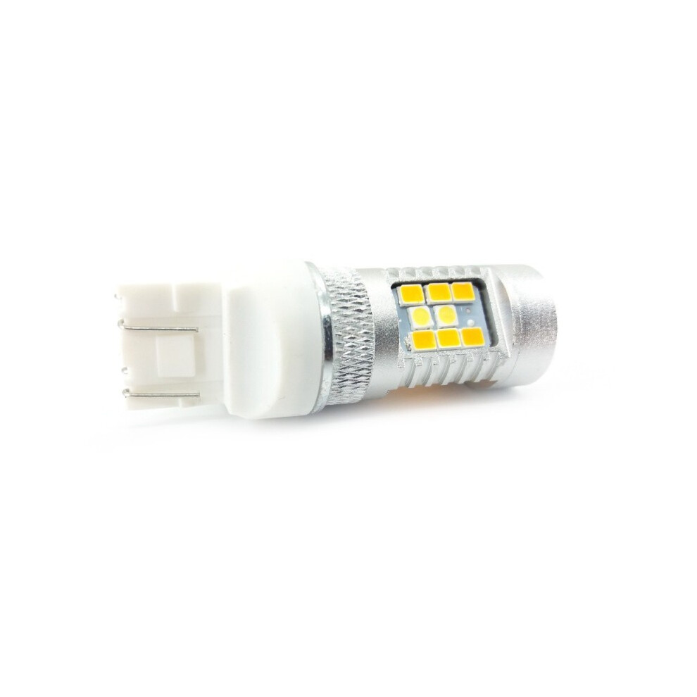 2 Pcs Led Bulb 7443 W21/5W 12V 2000Lm Canbus Dual Color, And White/Orange 5901414681951